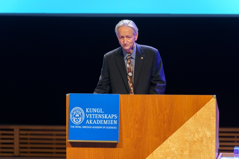 Geoffrey Hinton at the 2024 Nobel Lectures